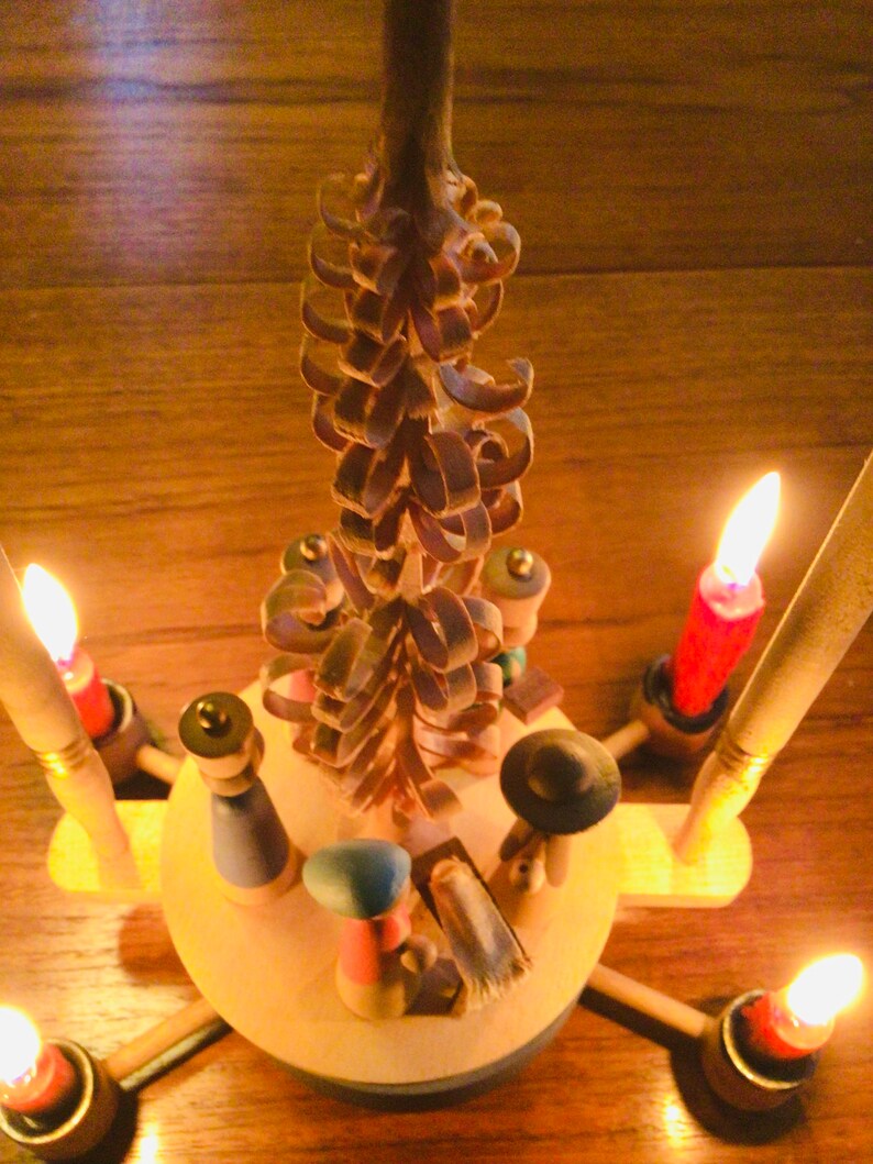 Vintage German Christmas Pyramid Erzgebirge Original 1970s Etsy