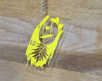 Upside Down Pineapple Keychain - Etsy