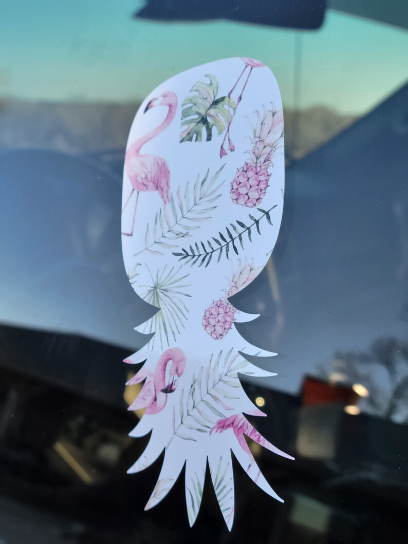 Upside Down Pineapple With Flamingos Swinger Decal Swinger Etsy