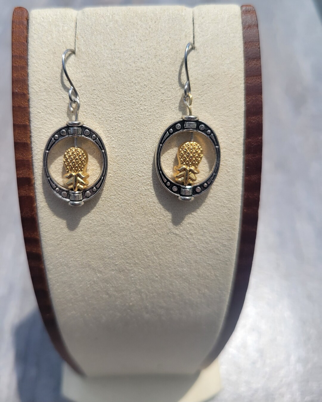 Upside Down Pineapple Spinner Earrings / Swinger Lifestyle Jewelry