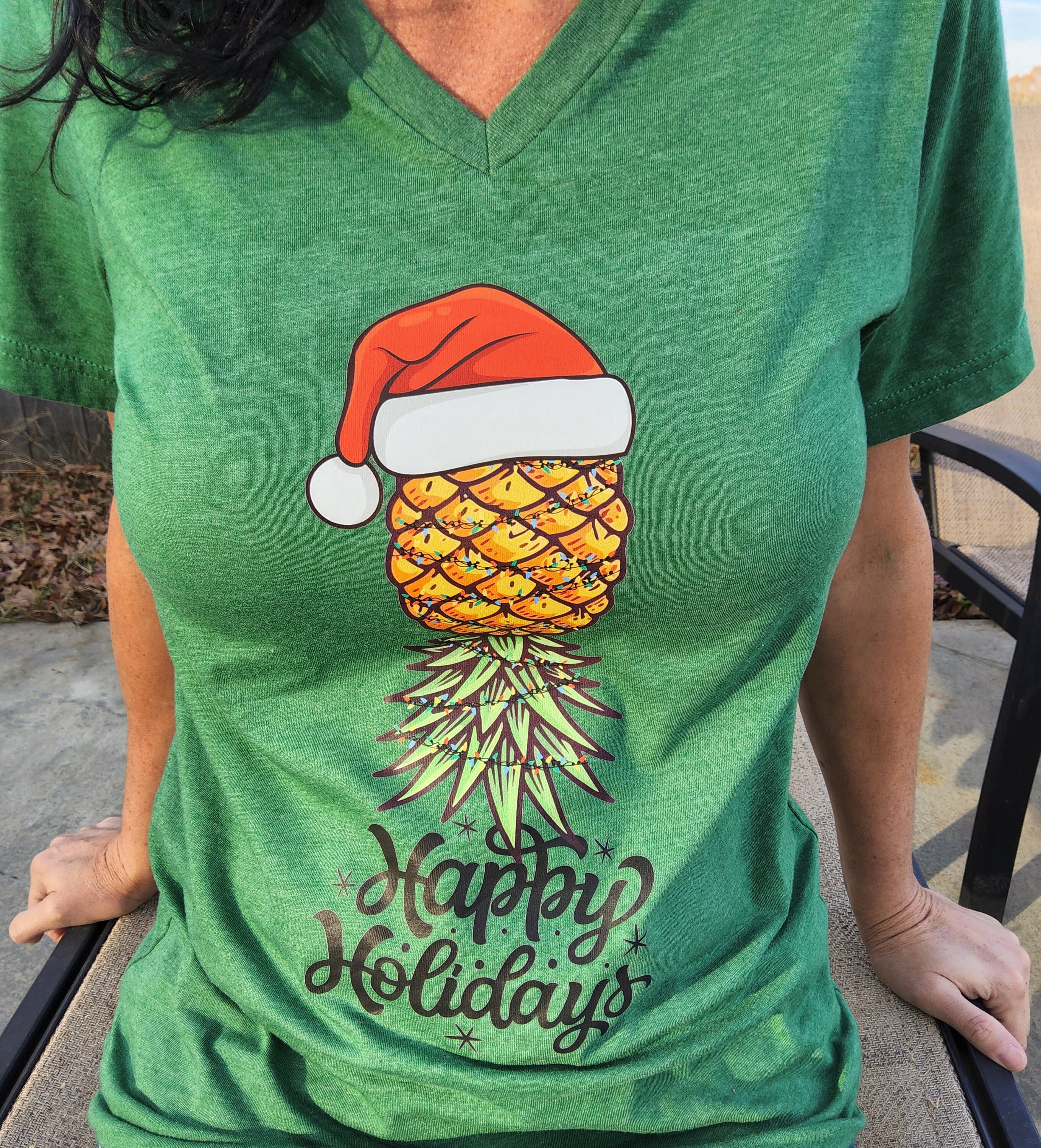 Pineapple christmas sweater best sale