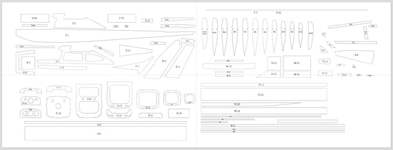 OK Model Co. Ltd's - Cessna 182 Skylane - Vector Files (.pdf, .ai