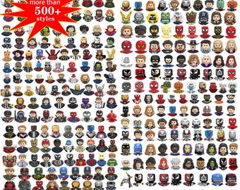 Custom Built Superhero Minifigure Random Pick Lots DIY Character Models Building Blocks Assembled Toys