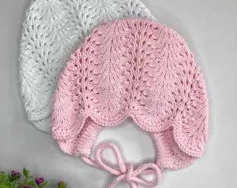 Instructions de tricotage bonnet bébé allemand/russe