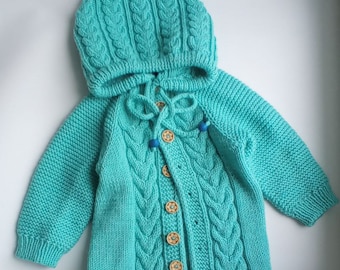 Zopfmuster Stricken Jacke In Einem StÃ¼ck Stricken Strickanleitung