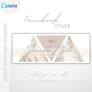 Facebook Cover, Canva Facebook Template