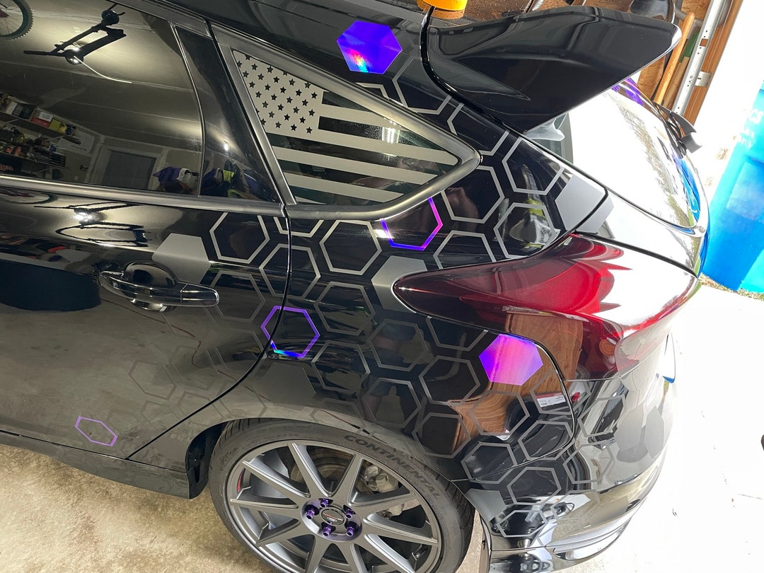 Hexagon / JDM Car Decal Sticker 4.5inch / Hex Side Etsy