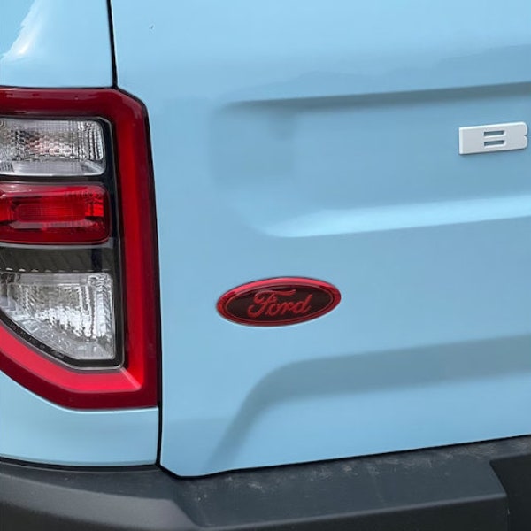 1 pc. Full Coverage Tinted Ford Badge Overlay For Bronco and Bronco Sport