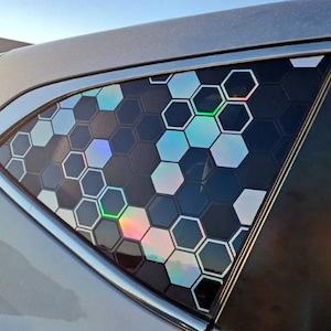 Calcomanía para auto JDM hexagonal/panal de 2 pulgadas/Crea tu propia envoltura para vehículo/Calcomanías para camioneta, auto, SUV/Se adapta a cualquier auto/computadora portátil/computadora de escritorio imagen 12