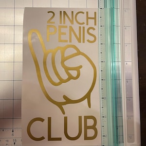 2 inch Pen*s Club Decal