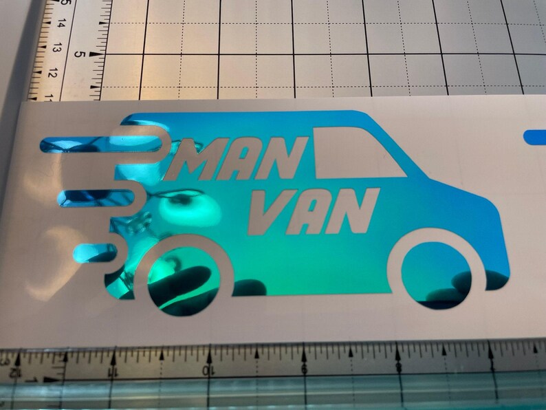 MAN VAN Sticker - Etsy