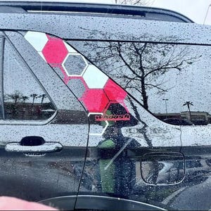 Hexagon / Honeycomb JDM Decal Sticker 4.5 inch / Hex Side Vehicle Wrap / Truck SUV Decals / Fits ANY Vehicle / Laptop/ Desktop image 7
