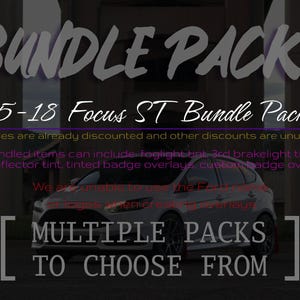 Bundle Pack: 15-18 Focus ST Tint Bundle