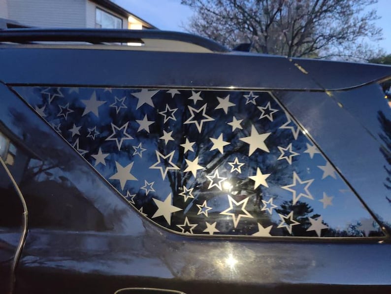 Stars / Star / Star Outlines / JDM Car Decal Sticker / Vehicle Wrap — free download