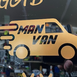 MAN VAN Sticker