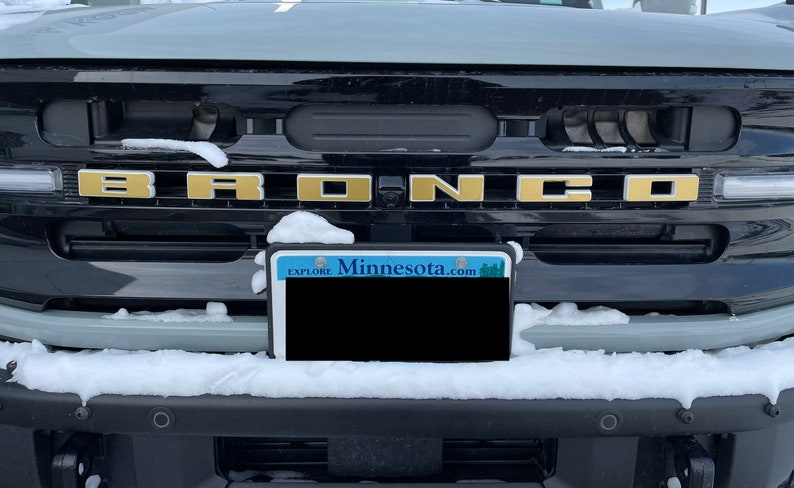Big Bronco bronco Sport Single Letter Overlay Replacement Etsy Ireland