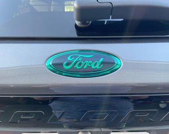1 pc. Full Coverage Tinted Ford Badge Overlay For Bronco and Bronco Sport