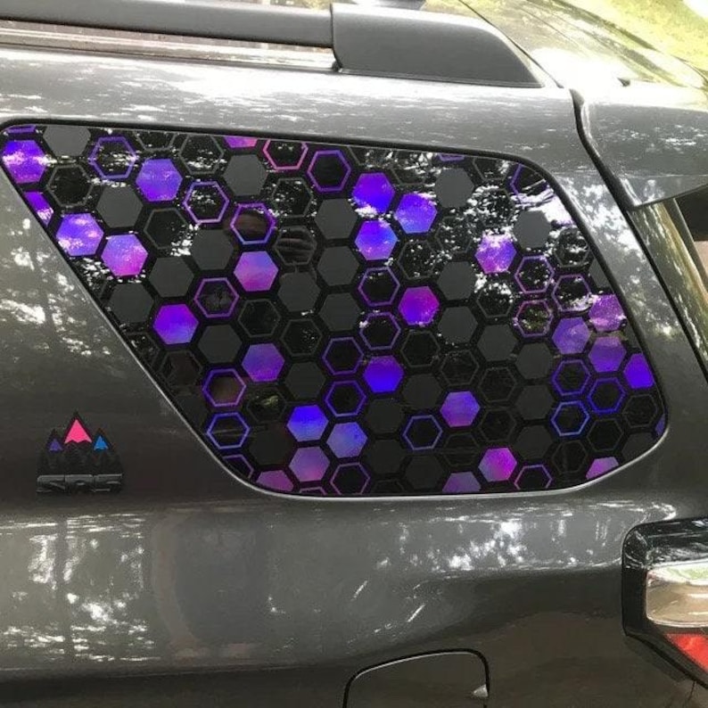 Calcomanía para auto JDM hexagonal/panal de 2 pulgadas/Crea tu propia envoltura para vehículo/Calcomanías para camioneta, auto, SUV/Se adapta a cualquier auto/computadora portátil/computadora de escritorio imagen 1