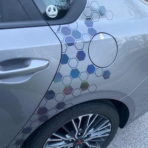 Calcomanía para auto JDM hexagonal/panal de 2 pulgadas/Crea tu propia envoltura para vehículo/Calcomanías para camioneta, auto, SUV/Se adapta a cualquier auto/computadora portátil/computadora de escritorio imagen 7