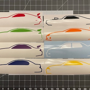 The Fast and the Furious Car Outlines