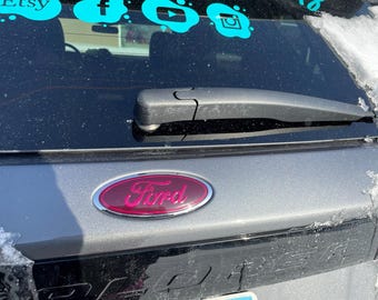 2 pc. Tinted Ford Badge Overlay Set Fits Many Ford Cars (see dropdown)