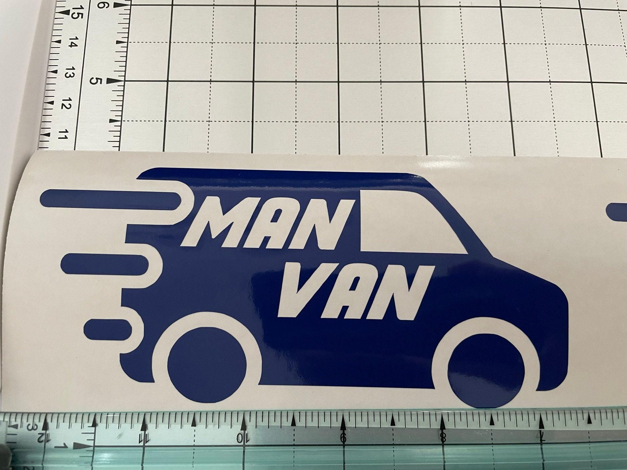 MAN VAN Sticker - Etsy
