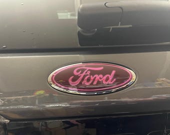 1 pc. Tinted Ford Badge Overlay Fits Many Ford Vehicles (see dropdown)