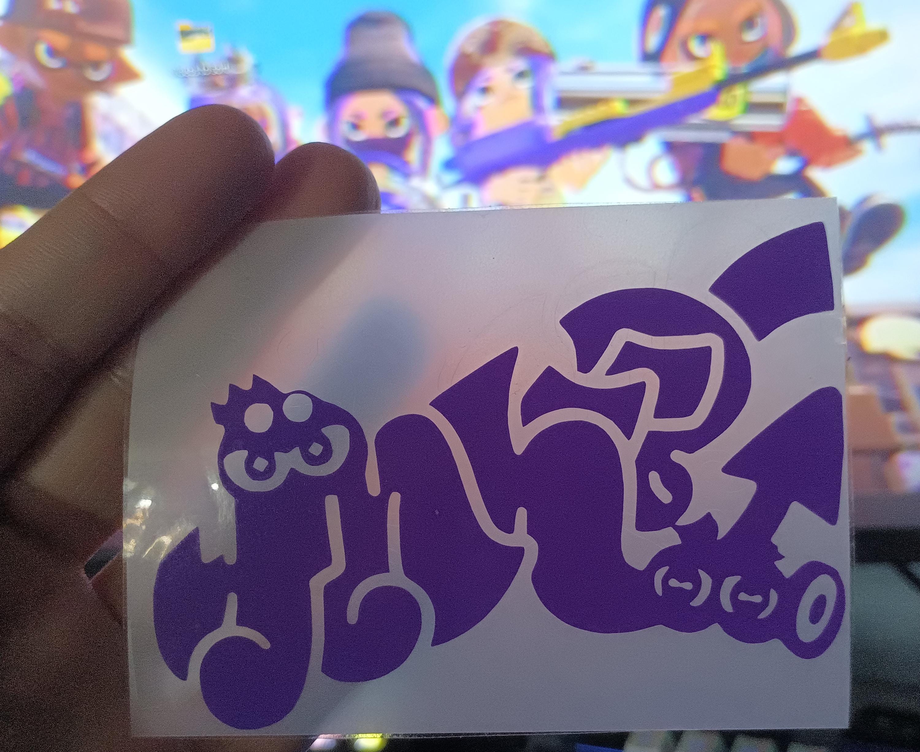Splatoon Team Present Vinyl Sticker - Etsy