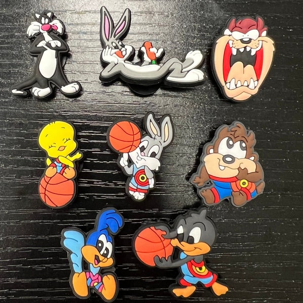 Cartoon Croc Charm | Looney Tunes Shoe Charm | Bugs Bunny | Sylvester | Tiny Toons | Tweety Bird | Tazmanian Devil | Road Runner | Comic Con