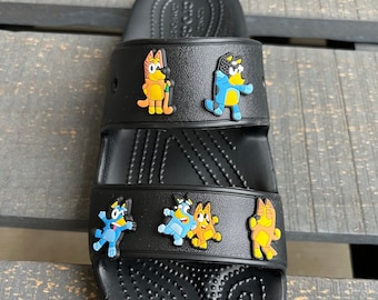 Blue Dog Croc Charm | Cartoon Shoe Charm | Aussie Dog Jibbi | Bluey and Bingo | Kid Croc Charm | Dog Shoe Charm | Australian Dog Croc Charm