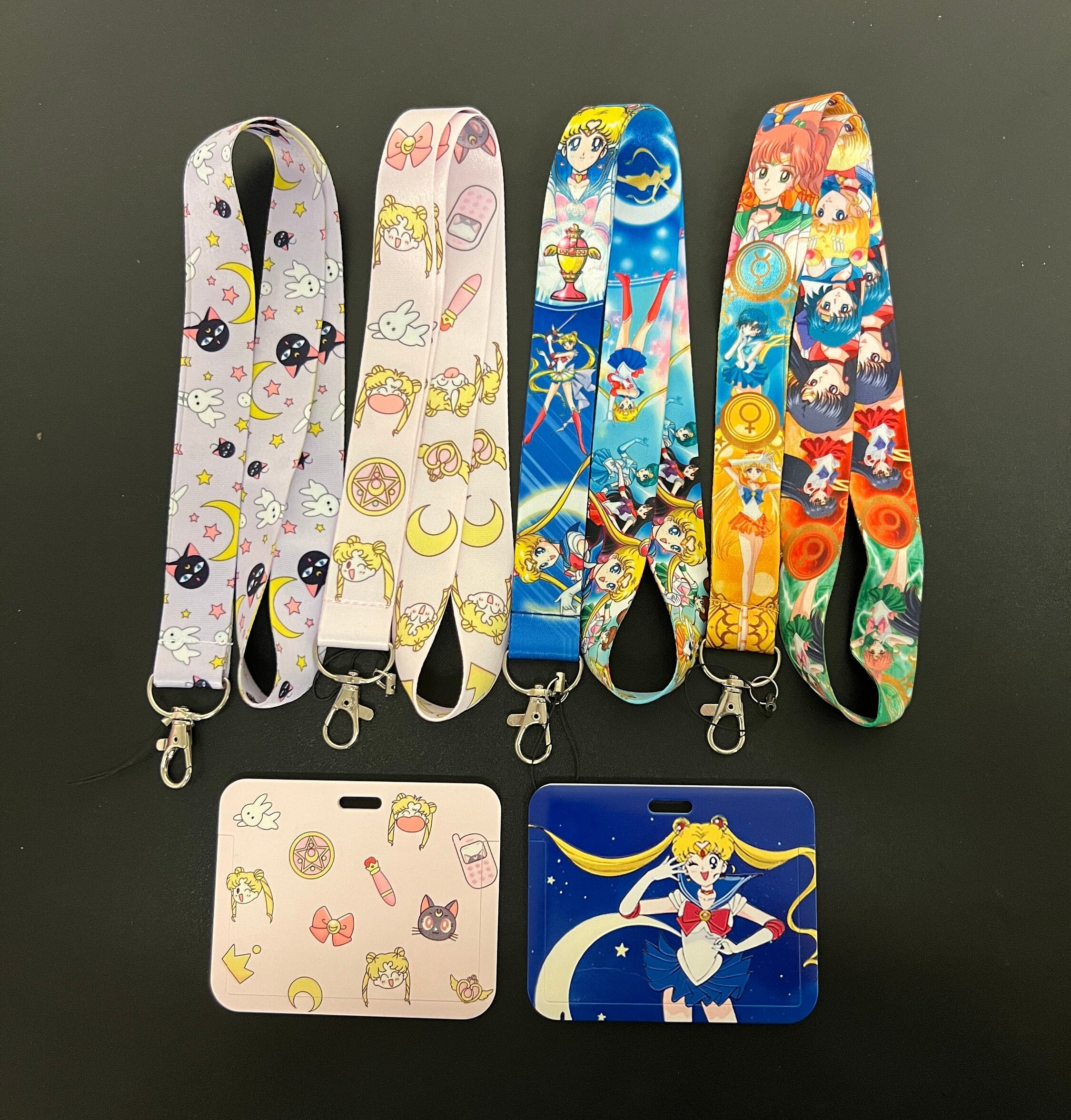 Porte-cartes Anime Lanyard avec cordon pour badge d'identité, carte  d'identité, carte d'identité, porte-badge[S395]