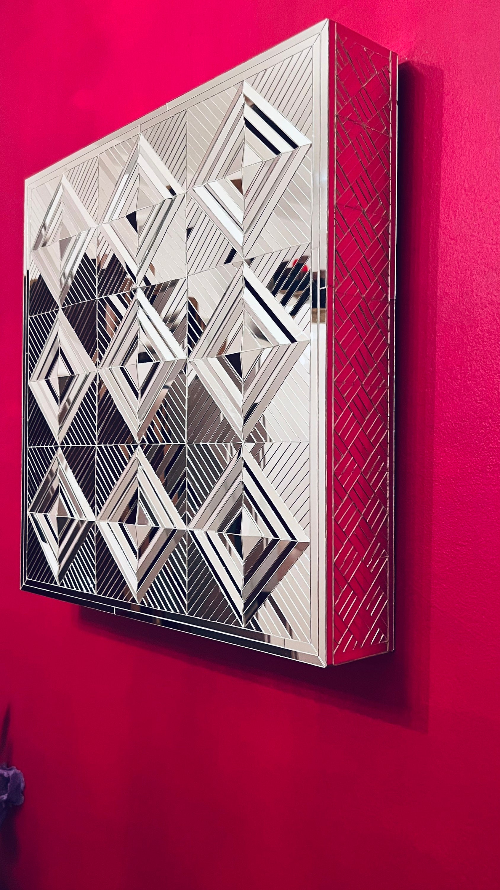 Luxury Modern Decorative Mirrors Reference: Luxury Square Mirror Artwork Modern Wall Mirror Designer Decorative