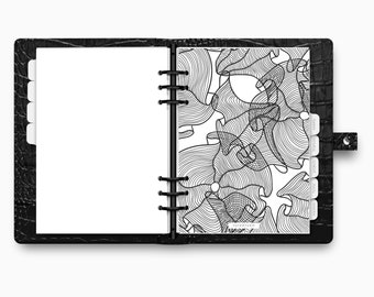 Printed | Planner Dashboard | Vellum | Florals | A5, A6, Personal | Minimal | Premium | Unpunched