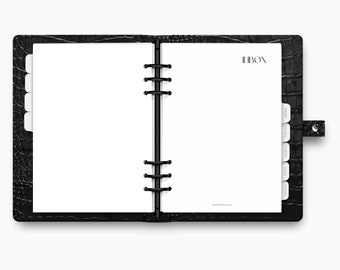 Printed | Planner Dashboard | Minimal Inbox | A5, A6, Personal | Minimal | Aesthetic