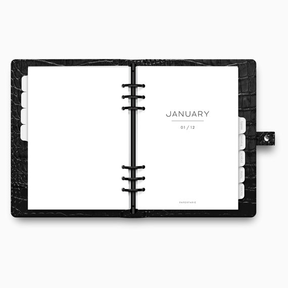 12 Monthly Planner Dashboard Set Vellum Dashboards 