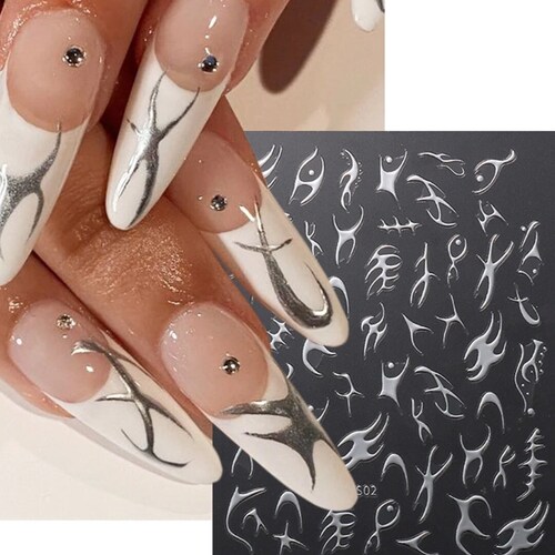 Artlalic Nagelkunst-Ketten – 12 Farben Ultrafeine Reißverschluss-Ketten Für 3D-Nageldesign