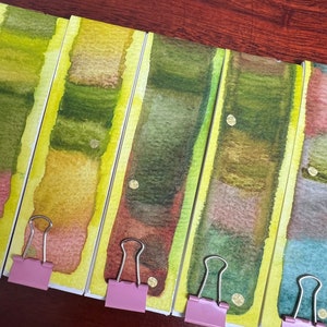 Shah Rus - Verträumtes abstrakte Kunst Aquarell Skizzenbuch/Wunschliste/Journal