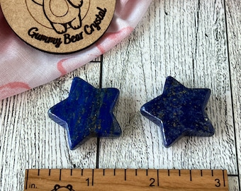Lapis Lazuli Star Carving / Blue Star / Cute Star Carving / Crystal Star / Crystals for Grids / Stars for Decoration / Natural Lapis Lazuli