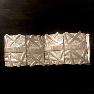 Gorgeous Vintage Tin Bracelet
