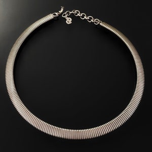 Rare Signed VTG Dior Choker in Silvertone