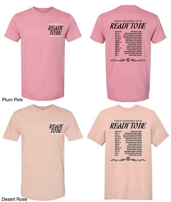 Twice ready Twice t シャツ Ready To Be Tour Twice Tshirt