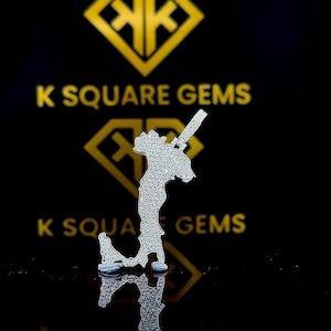 Pave set ronde Moissanite diamanten hanger, kaart hanger, aangepaste Italië land kaart hanger, 925 sterling zilveren hip hop hanger