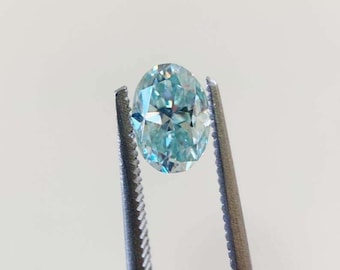 Loose Moissanite Blue 2.85 Ct 9.00 X 9.30 mm Heart Brilliant Cut For Jewelry Loose Moissanite Blue 2.85 Ct 9.00 X 9.30 mm Heart Brilliant Cut For Jewelry