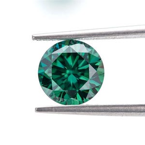 Loose Moissanite Round Cut For Jewelry VVS Clarity, Brilliant Cut Loose Moissanite Diamond For Gift, Mix Color Loose Moissanite