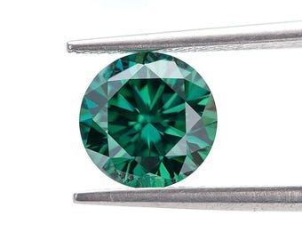 Round Cut Loose Moissanite: VVS Clarity, Mix Color Stone