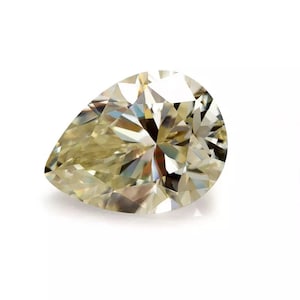 Yellow Color Pear Cut Loose Moissanite Diamond For Engagement Ring, Pendant, Use For Jewelry Making, Wholesale Price Fancy Cut Collection