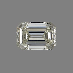 Emerald Brilliant Cut | Off White Color Moissanite | VVS Clarity Excellent | Loose Moissanite For Engagement Ring | Wedding Ring