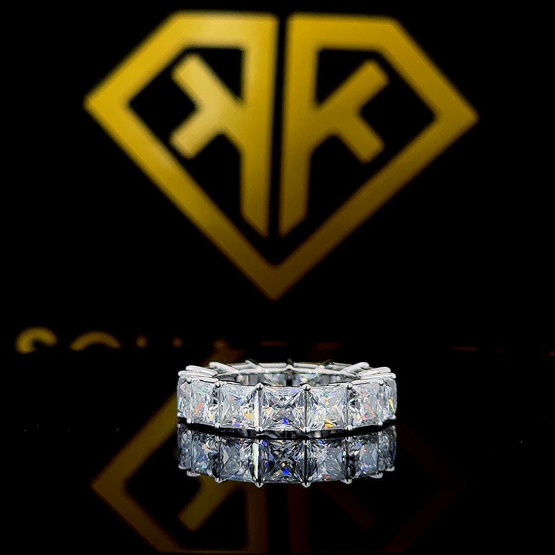 Anello Solitario Oro Giallo Taglio Goccia Moissanite - Foto 7