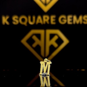 Colgante de letra inicial de oro de 14K para hombres, colgante personalizado de oro, colgante inicial de hombres, colgante de letras elegante, regalo para él