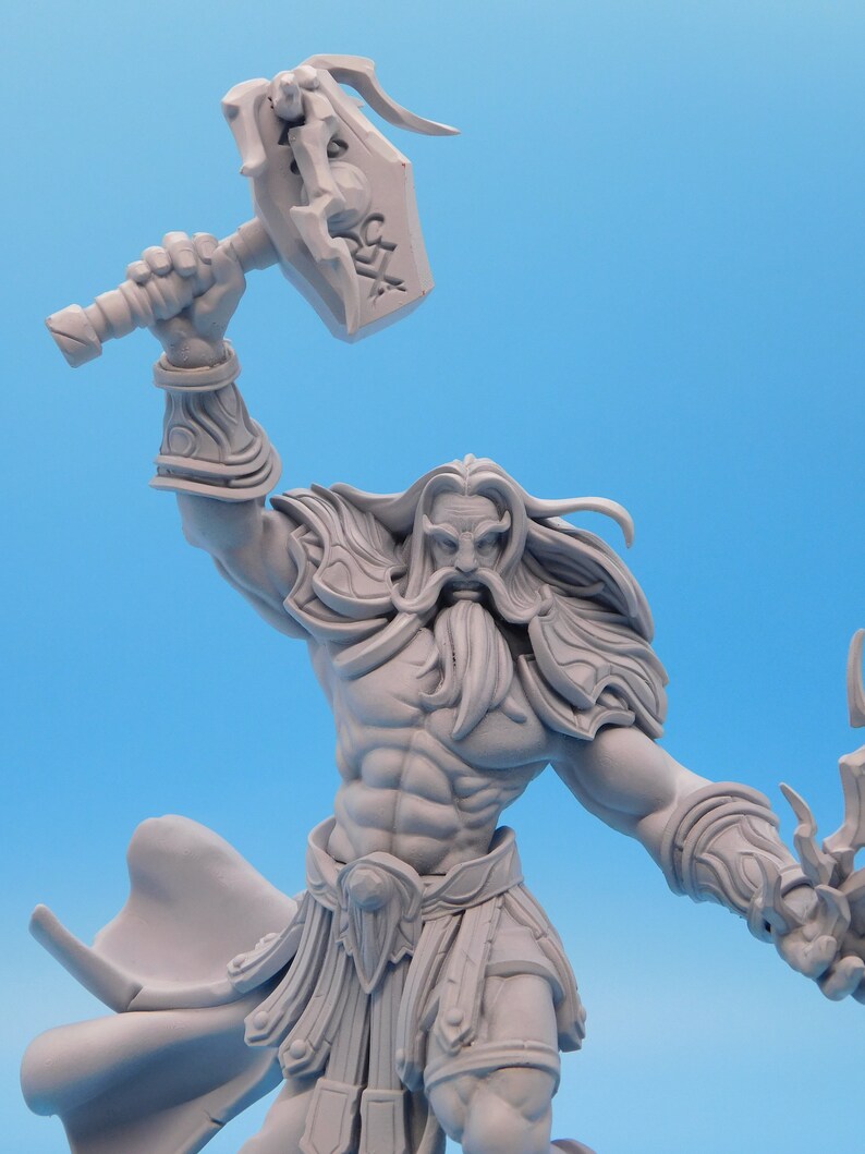Storm Giant God of Lightning Zeus Model Thunder Giant Etsy